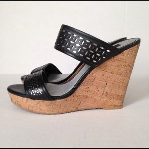 White House Black Market Wedge Heels